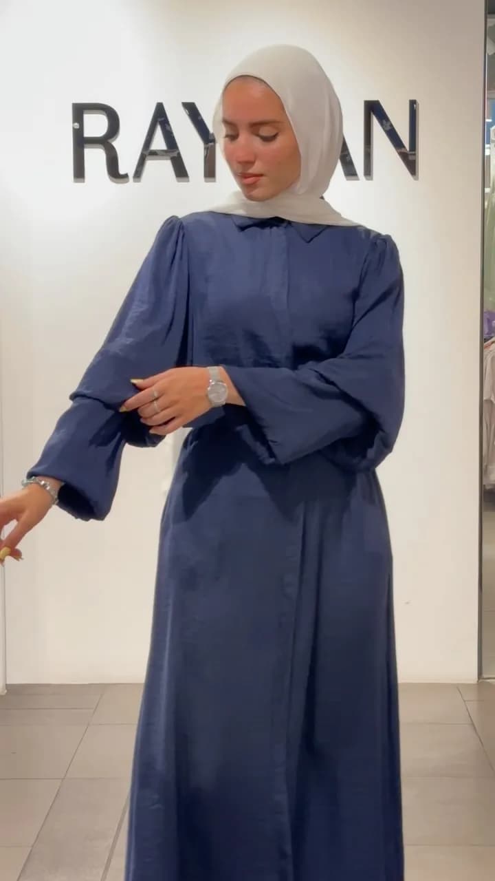 عباية بأزرار – كحلي