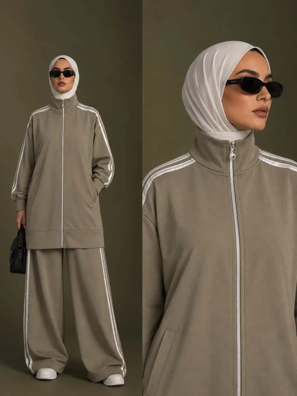 ترينينج بسحاب وخطوط جانبية – زيتي
